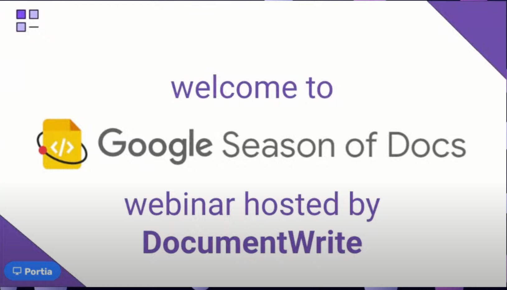 Google Season of Docs Video